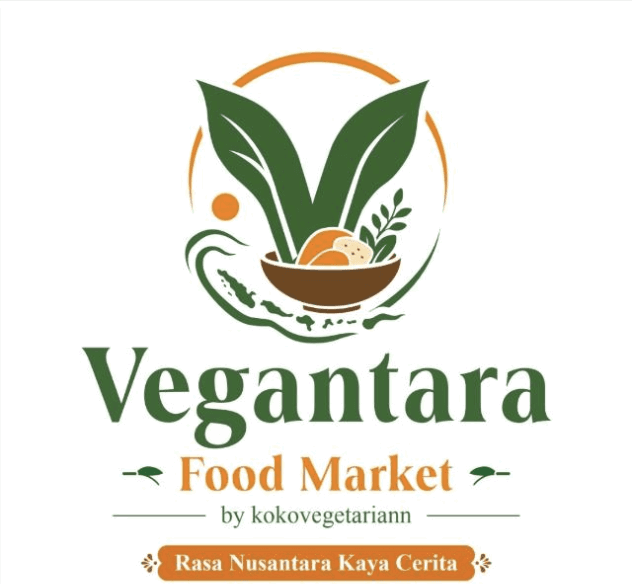 Logo Vegantara Food Market, by Kokovegetariann